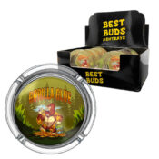 Best Buds Small Glass Ashtrays Gorilla Glue (6pcs/display)